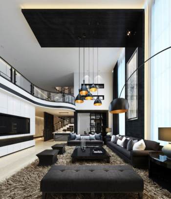 salon modle 3d Split-moderne