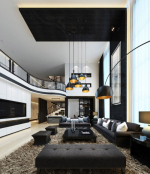 salon modle 3d Split-moderne