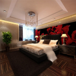 Luxe modle de chambre brillamment
