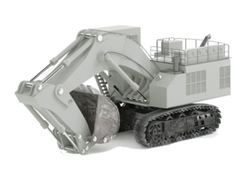 Ingnierie excavatrice modle 3D