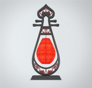 modles classiques Creative lampes 3D en forme de luth