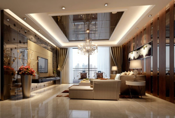Luxe salon modle dcoration 3D