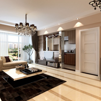 Salon moderne design modle 3d de façon concise