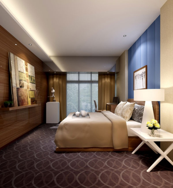 Mode chambre simple et confortable modle 3D