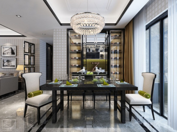 Moderne maison modle 3D restaurant