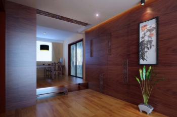 entre  la maison modle 3D de style en bois