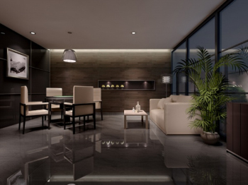 Moderne et confortable salon table de mahjong modle 3d