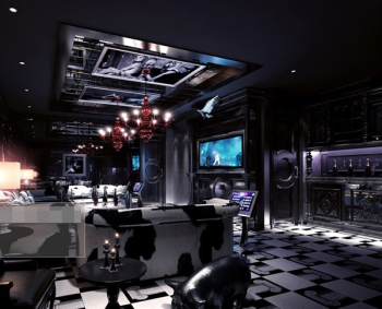 modle Art Bar 3D de la technologie moderne