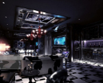 modle Art Bar 3D de la technologie moderne