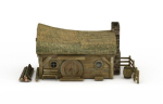 Thatched huttes de toit Modle