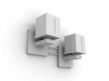 Lampes combinaison mur 3d Model