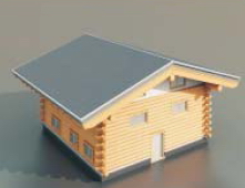 maisons en bois / Architectural Model-3