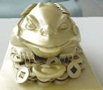Dcorations - grenouille statue en or