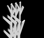 Modle 3D de Chinois sculpt partition creux 3-5