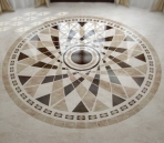 Mosaïque de marbre (avec carte)