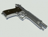 3d modle de pistolet Beretta