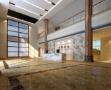 Office lobby des modles 3D (y compris des cartes, le rseau de la lumire)