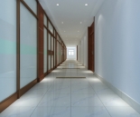 Bureau du modle 3D du corridor (y compris des cartes, le rseau de la lumire)