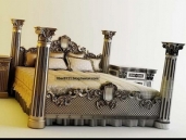 Luxe lit de style europen Modle 3D