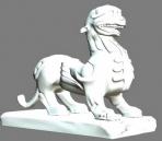 Modle 3D de bon augure pour animaux Pi Xiu
