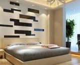 Modern bedroom modle 3D (Han Guang Area Network, mappage de texture)