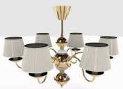 Modle 3D de style europen, lustres