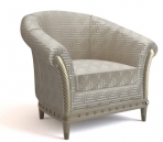 Modle 3D de la Canap classique de style europen, le paragraphe 4-3
